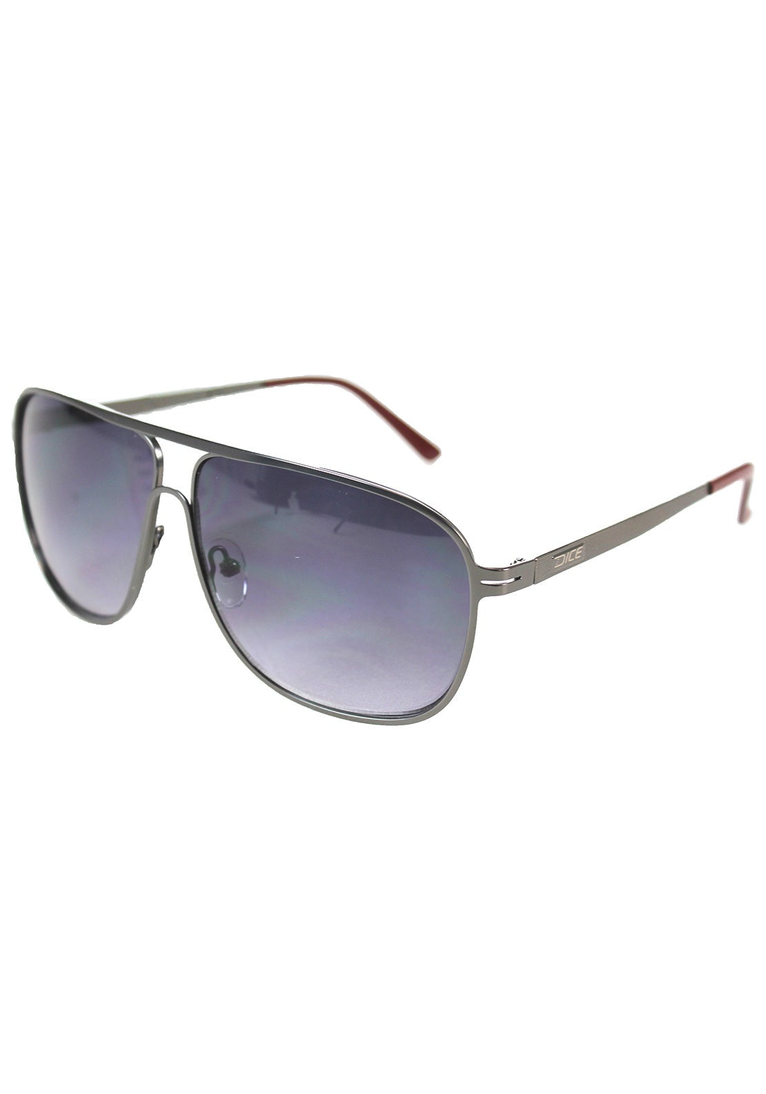 Eclipz Large Plastic Wayfer Sunglasses With Chain Side Arm Detail-Brown - Brown 1 Shaws Department Stores