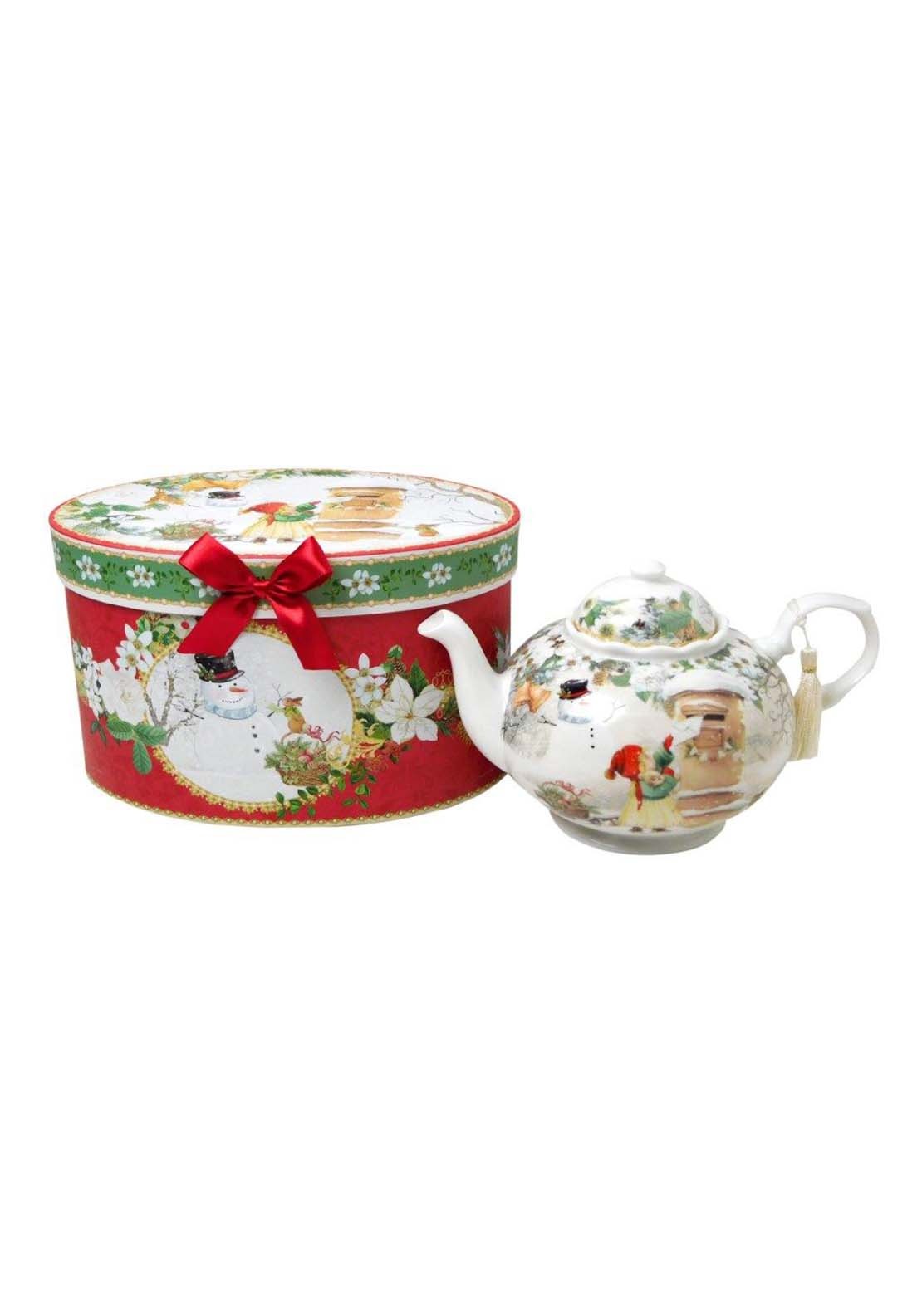 The Home Christmas Postbox Teapot 1 Shaws Department Stores