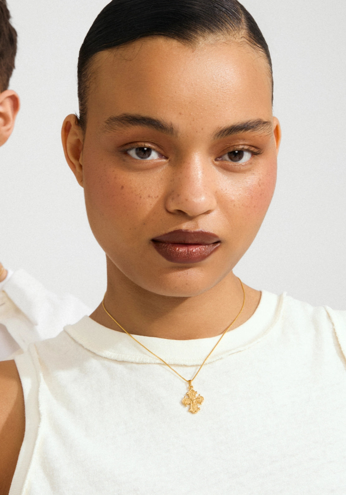 Dagmar Gold Plated Pendant Necklace - Gold