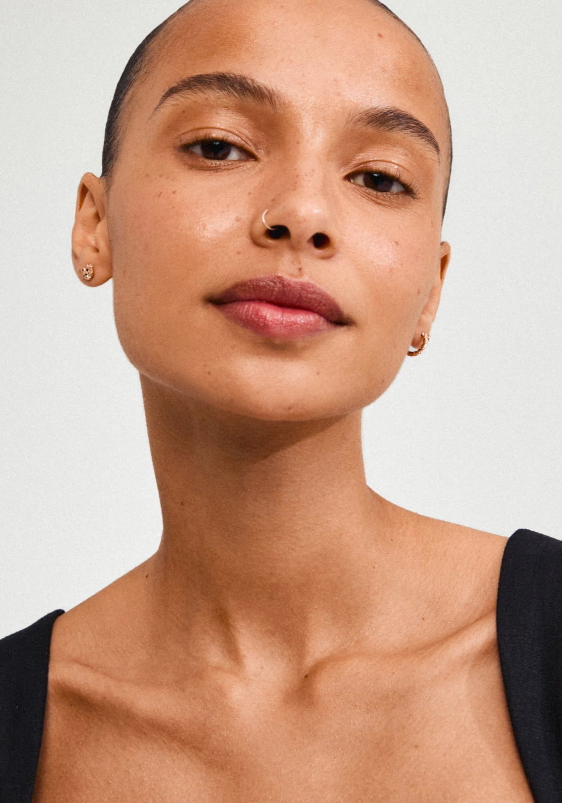 Emanuelle Rose Gold Plated 3 In 1 Earring Set - Rose Gold