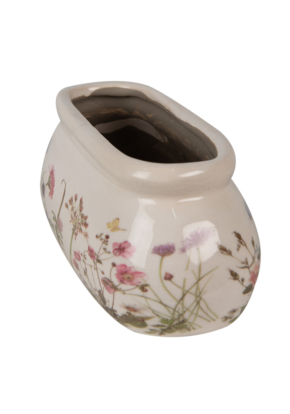 Clayre & Eef Decoration Flowerpot - Floral 2 Shaws Department Stores
