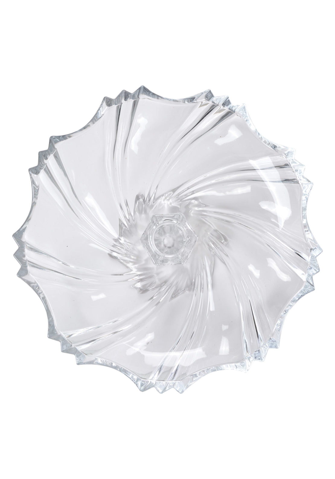 Glass Cake Plate - Clear