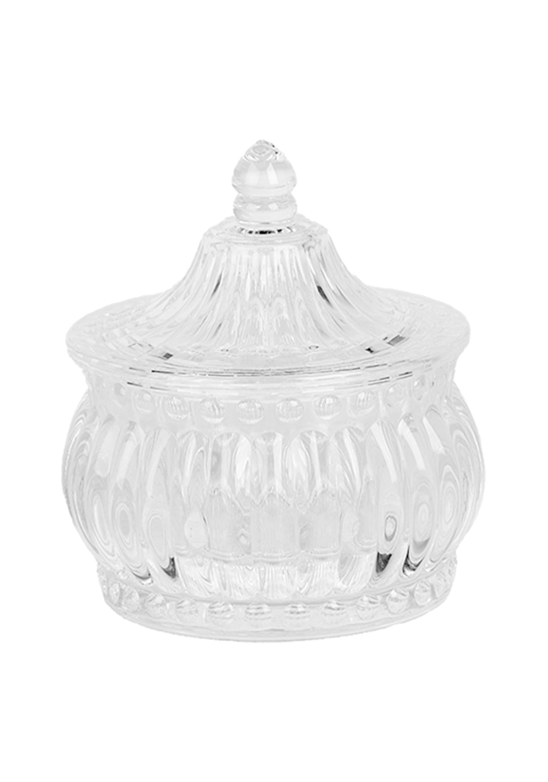 Glass Storage Jar with Lid - Round