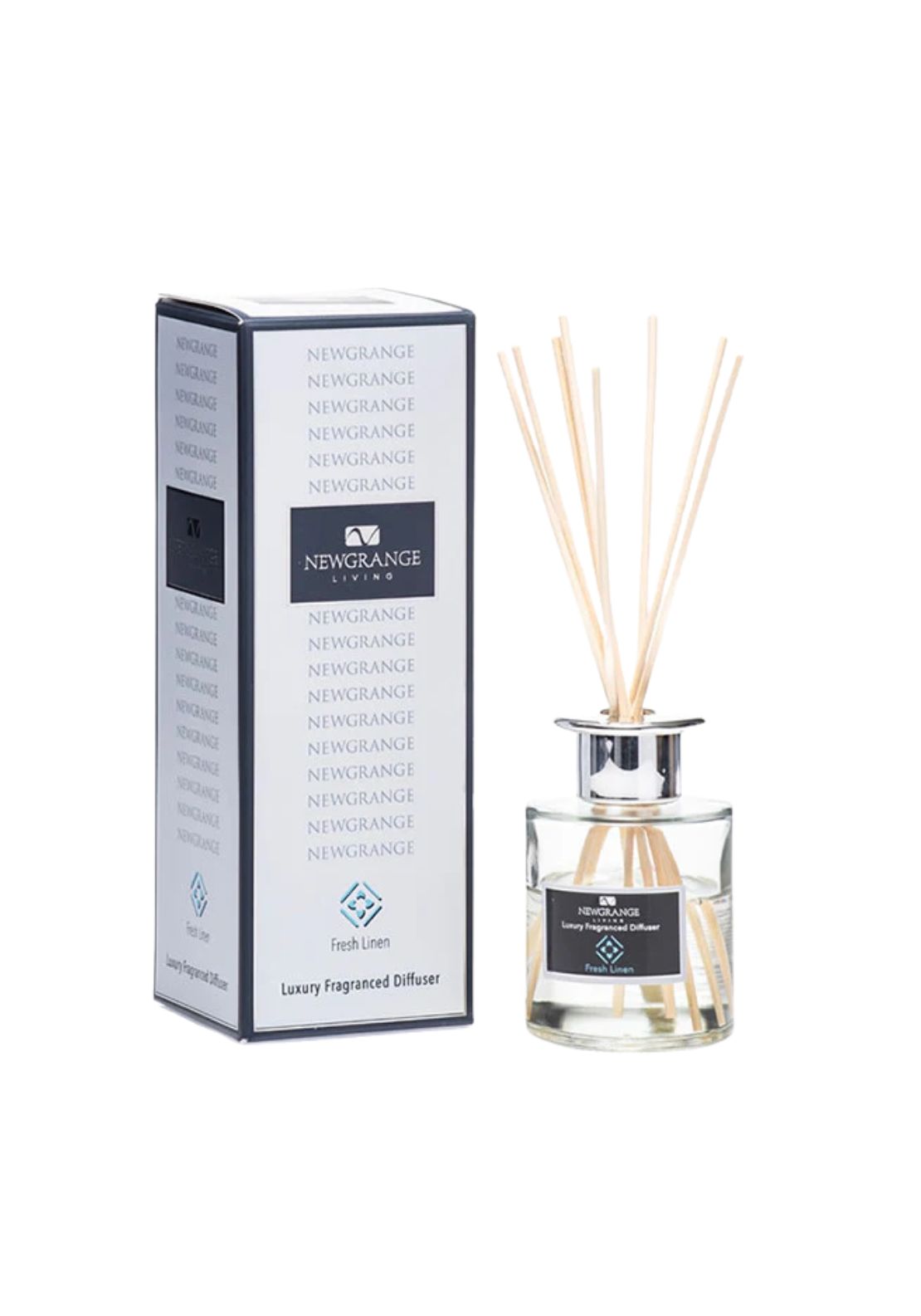 Newgrange Living Fresh Linen Luxury Diffuser 100ml - Cream 1 Shaws Department Stores