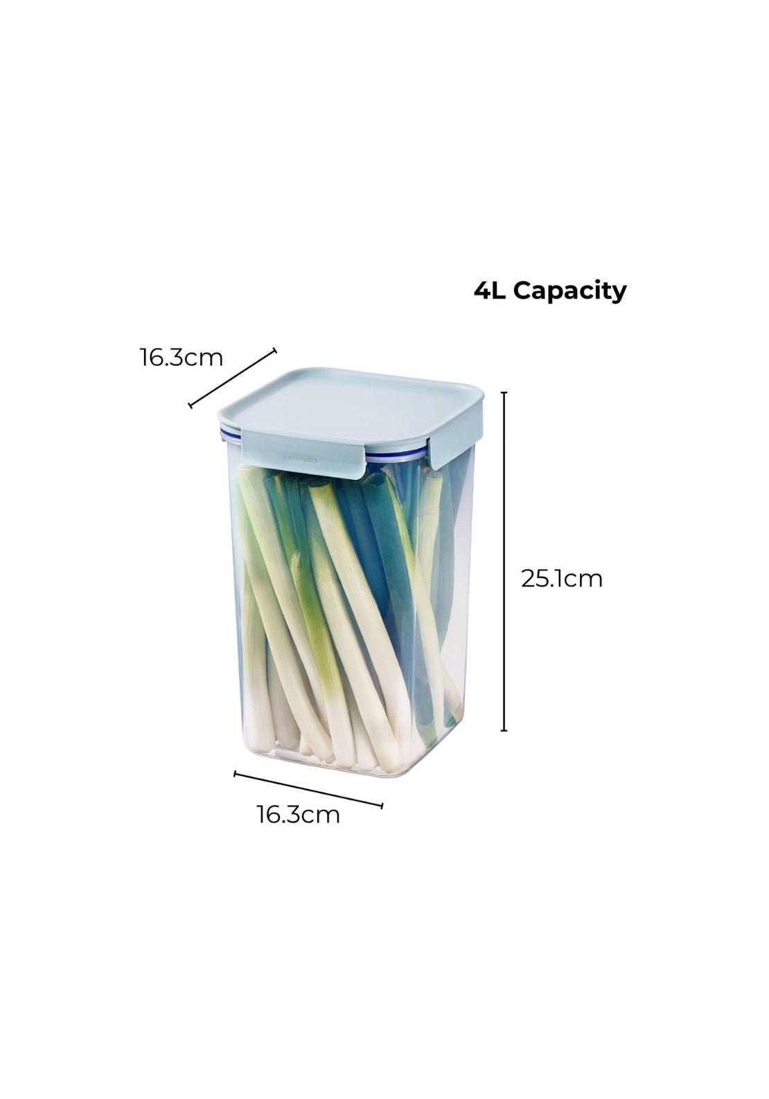 Locknlock Classic Plus Square 4L - Clear 2 Shaws Department Stores