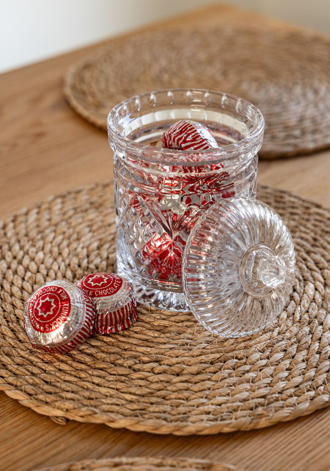 Killarney Crystal Trinity Lidded Canister 3 Shaws Department Stores