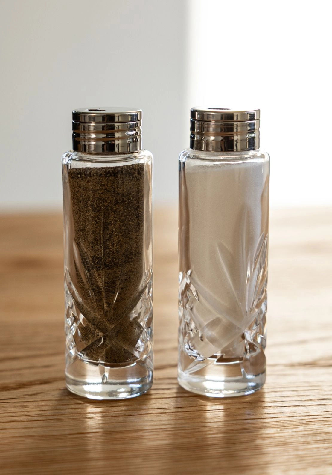 Trinity Salt & Pepper Set - Clear