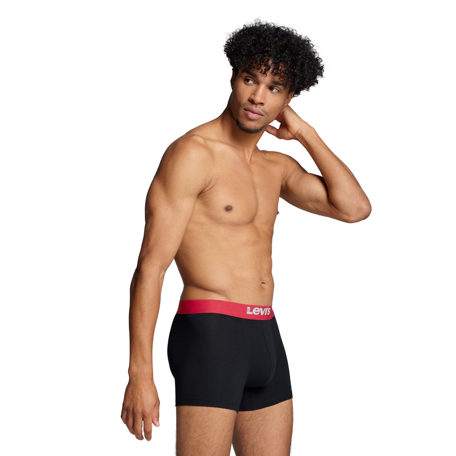 Levis Levis Men Solid Basic Boxer 2 Pack - Black 3 Shaws Department Stores