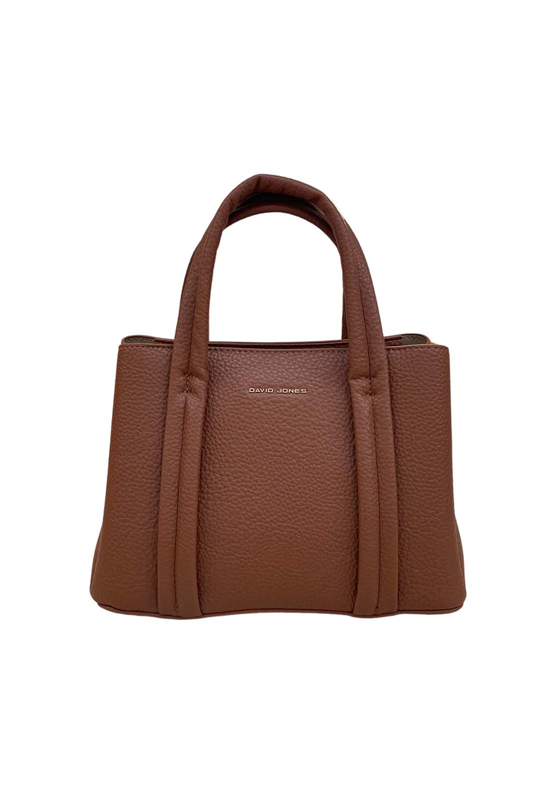 David Jones Small Grab Bag - Cognac 1 Shaws Department Stores