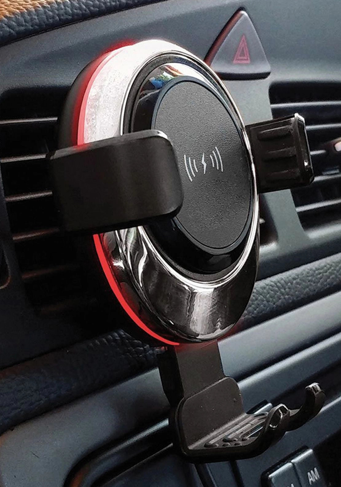 Wireless Car Phone Holder - Black