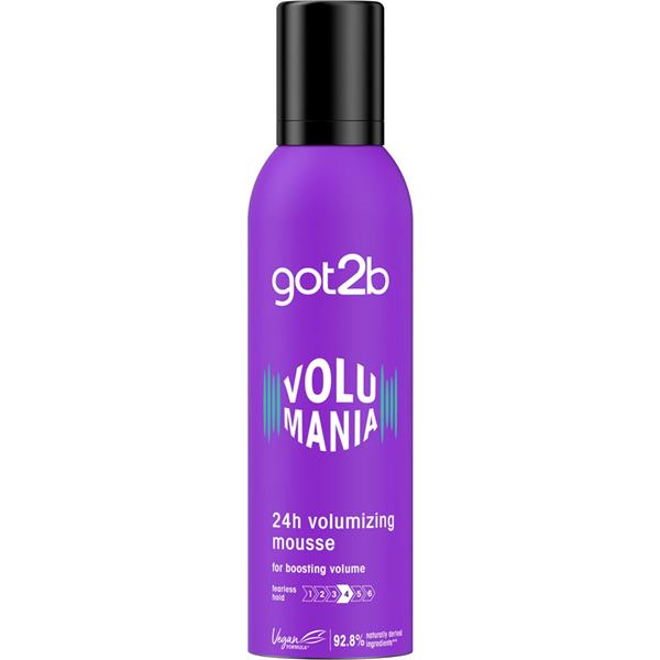 Lot of 3 Got2b sold Volumaniac Bodifying Hair Mousse by Schwarzkopf, 8 oz. each