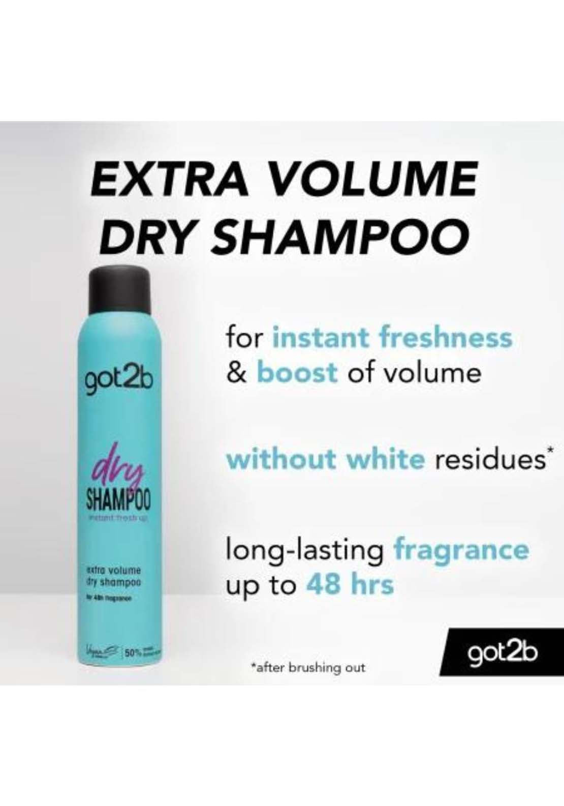 Schwarzkopf Got2b Dry Shampoo Extra Volume 2 Shaws Department Stores
