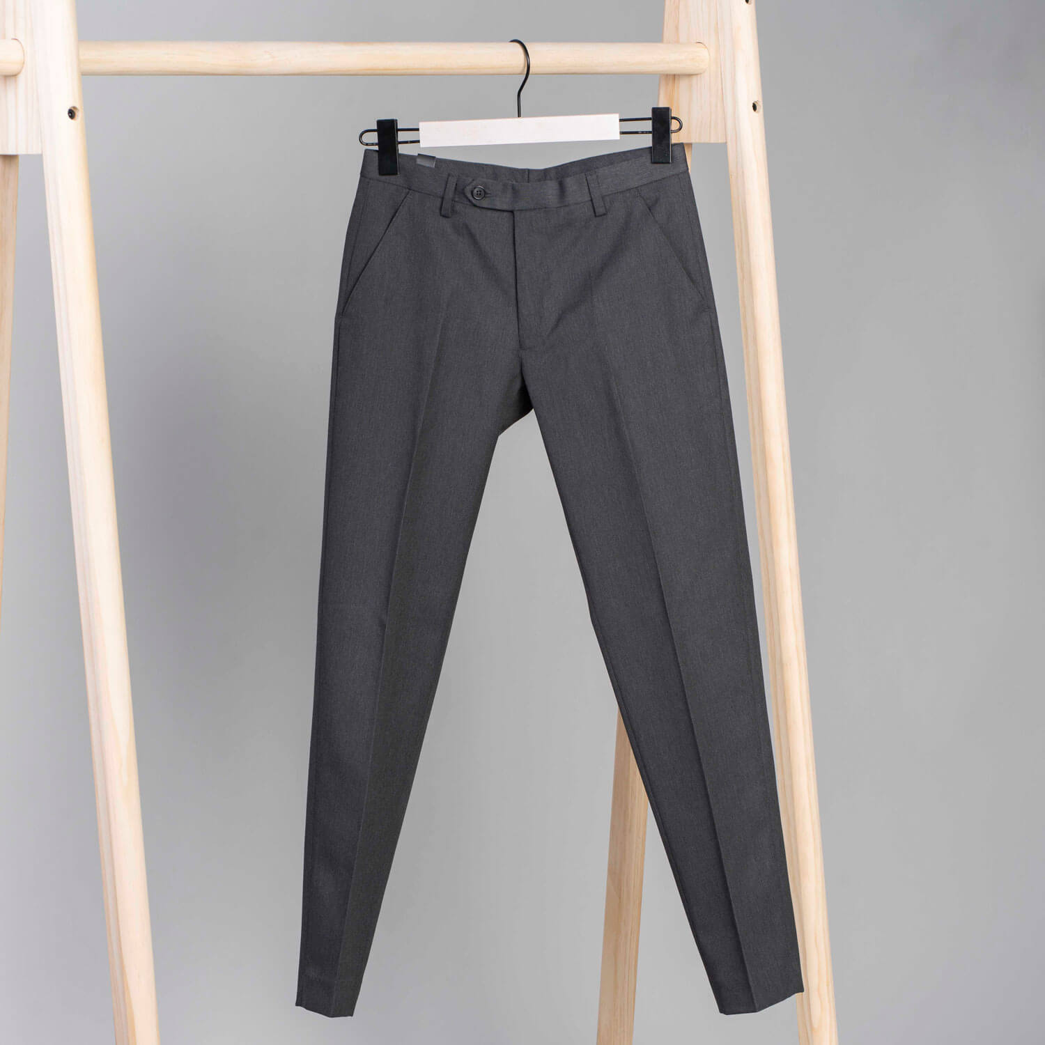 Blue Dot Elson Senior Boys Trousers - Grey 1 Shaws Department Stores