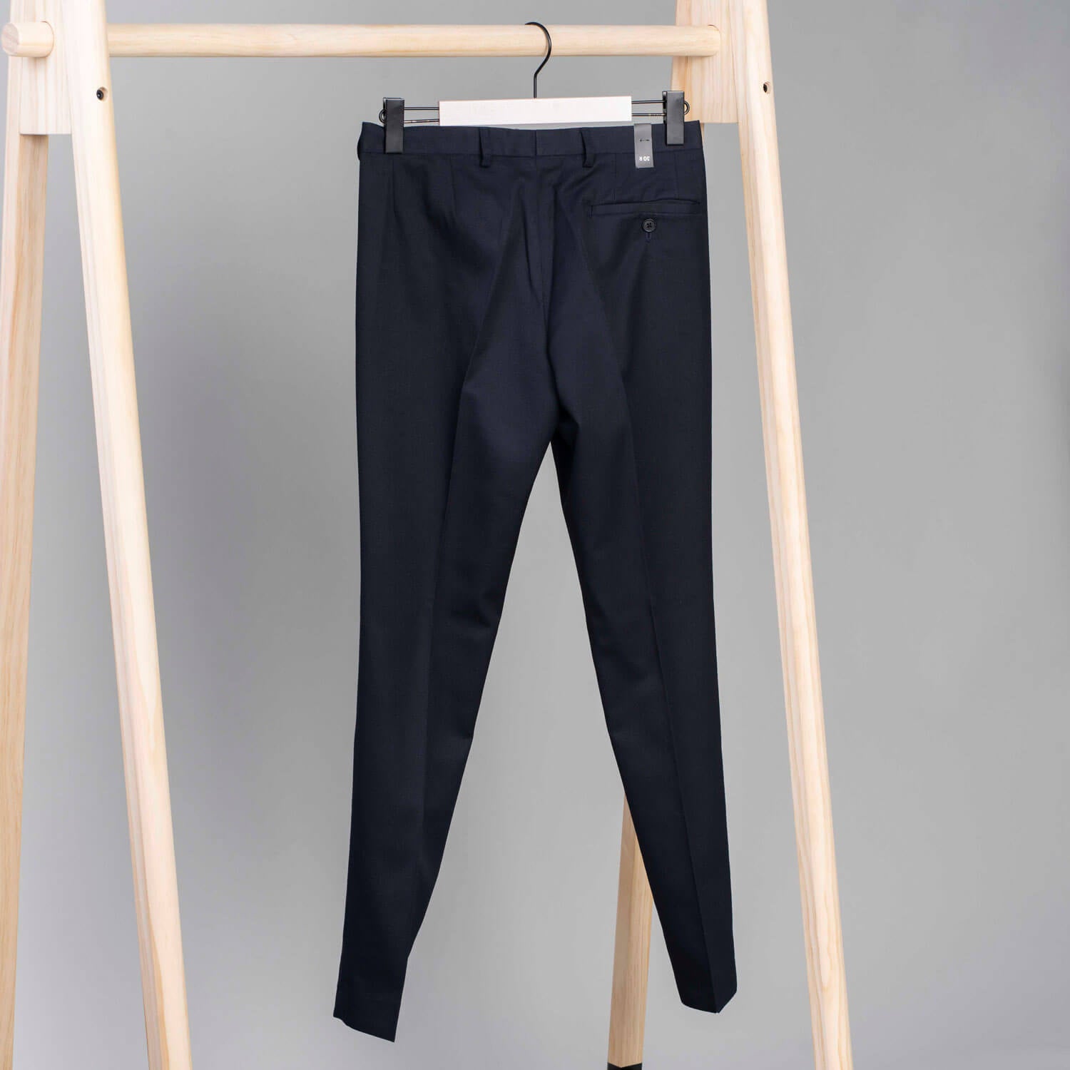 Blue Dot Silva Senior Boys Slimfit Trousers - Navy 2 Shaws Department Stores