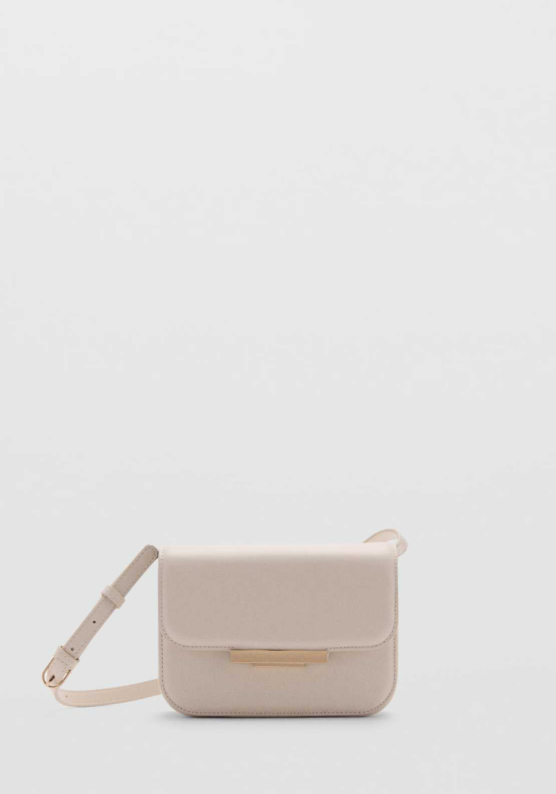 Mango Crossbody bag with flap - Natural 3 Shaws Department Stores