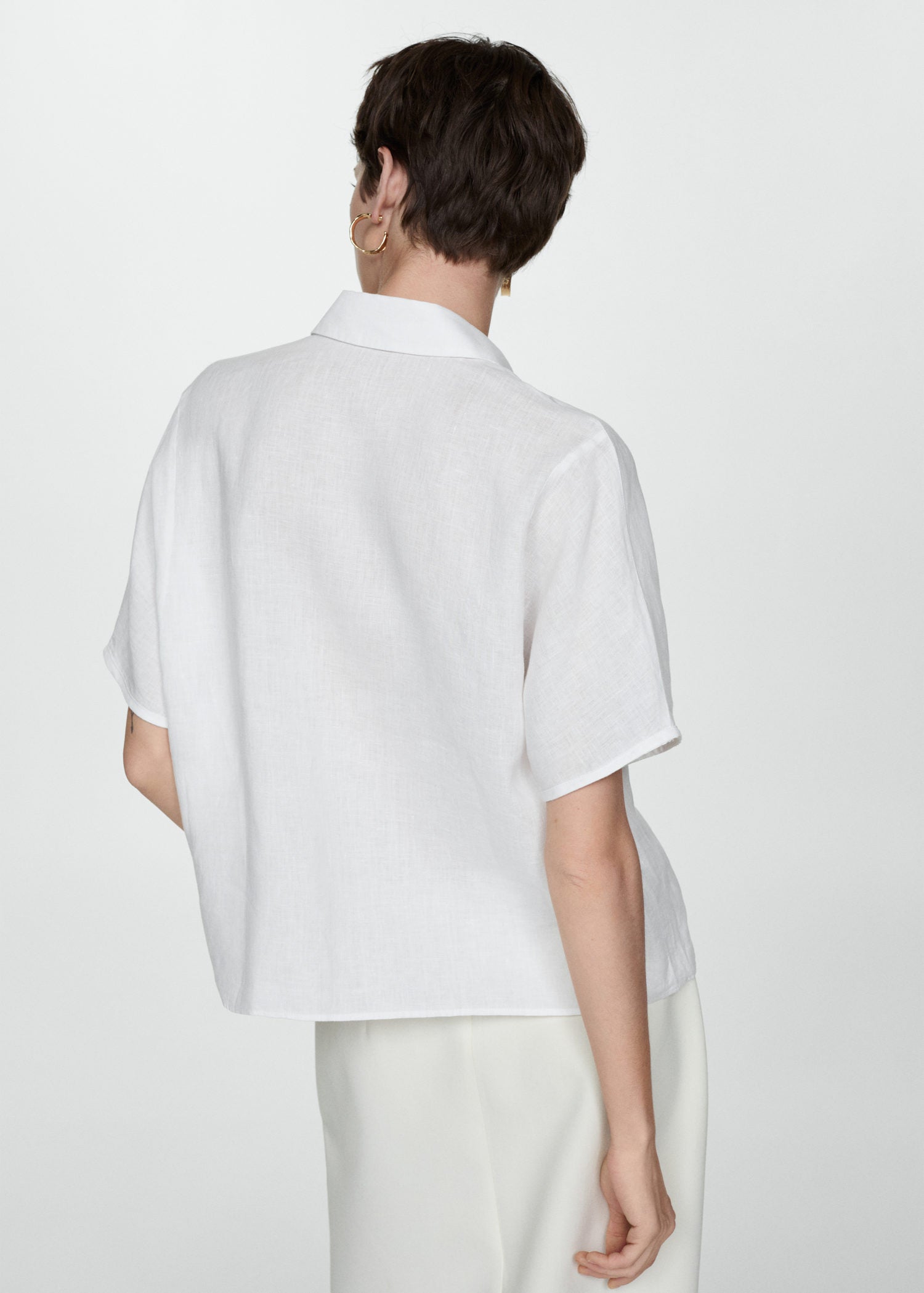 Mango 100% Linen shirt 4 Shaws Department Stores