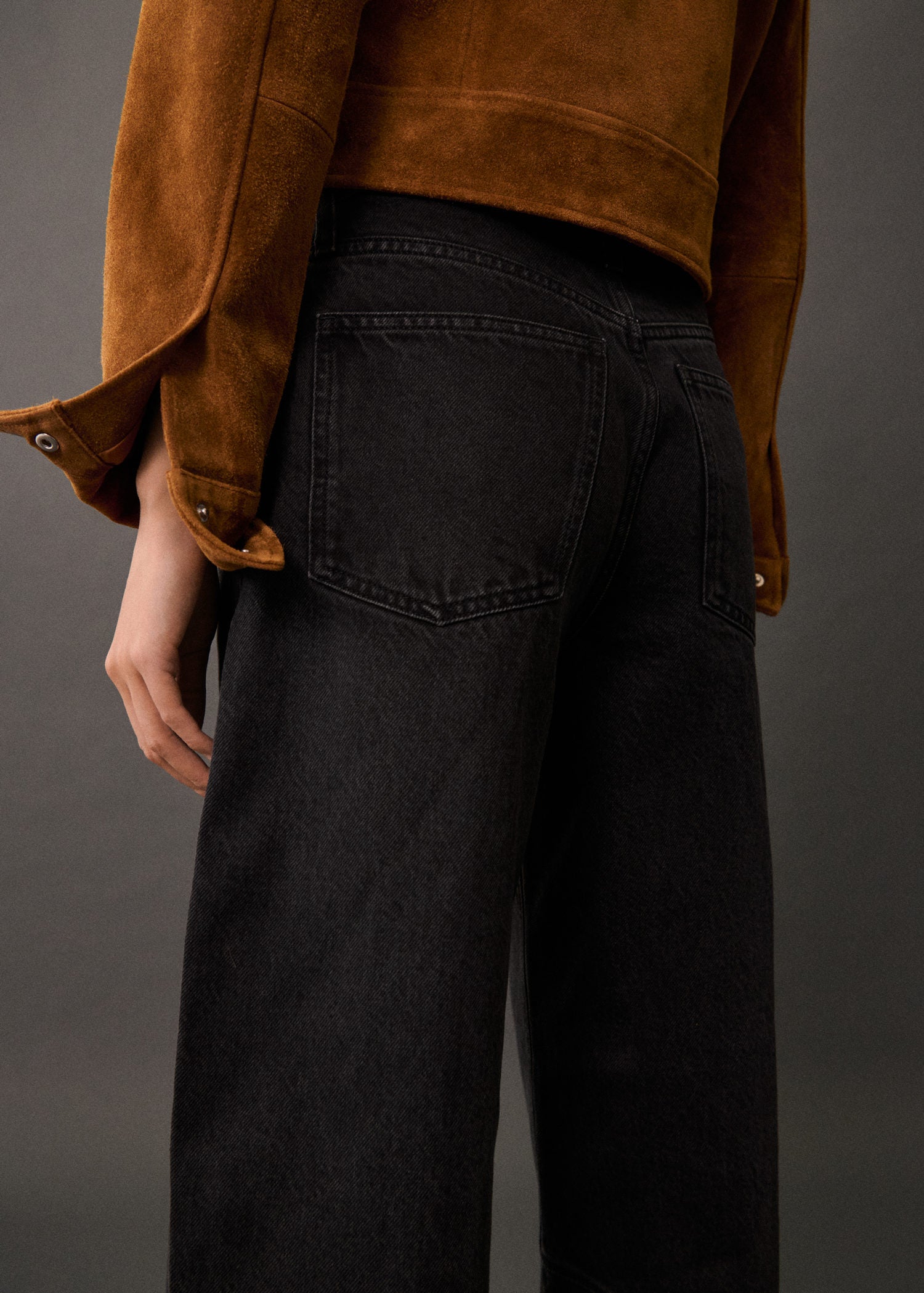 Mango Jeans Bet balloon high rise - Open Gray 5 Shaws Department Stores