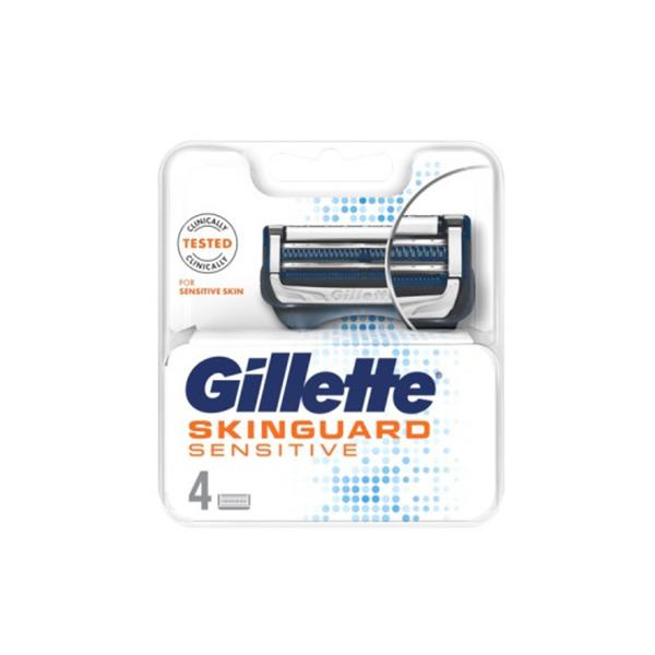 Gillette Skinguard Sensitive Replacement Blades 4 Pack 1 Shaws Department Stores