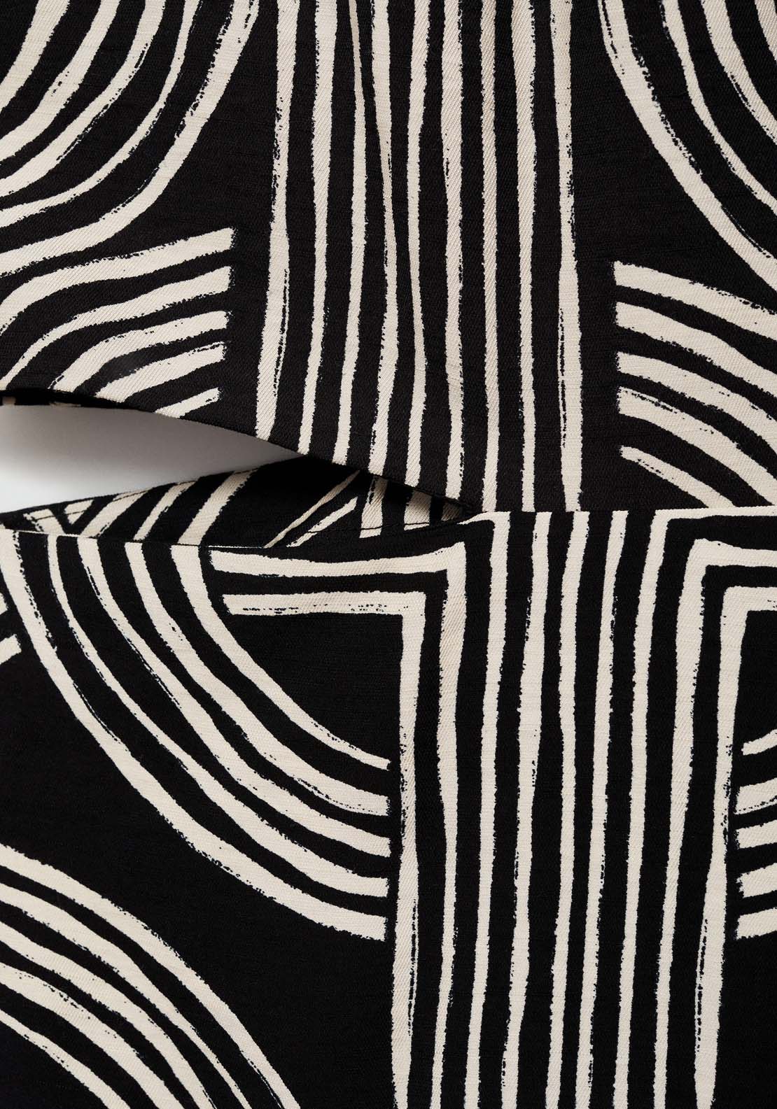 Mango Printed dress with openings 8 Shaws Department Stores