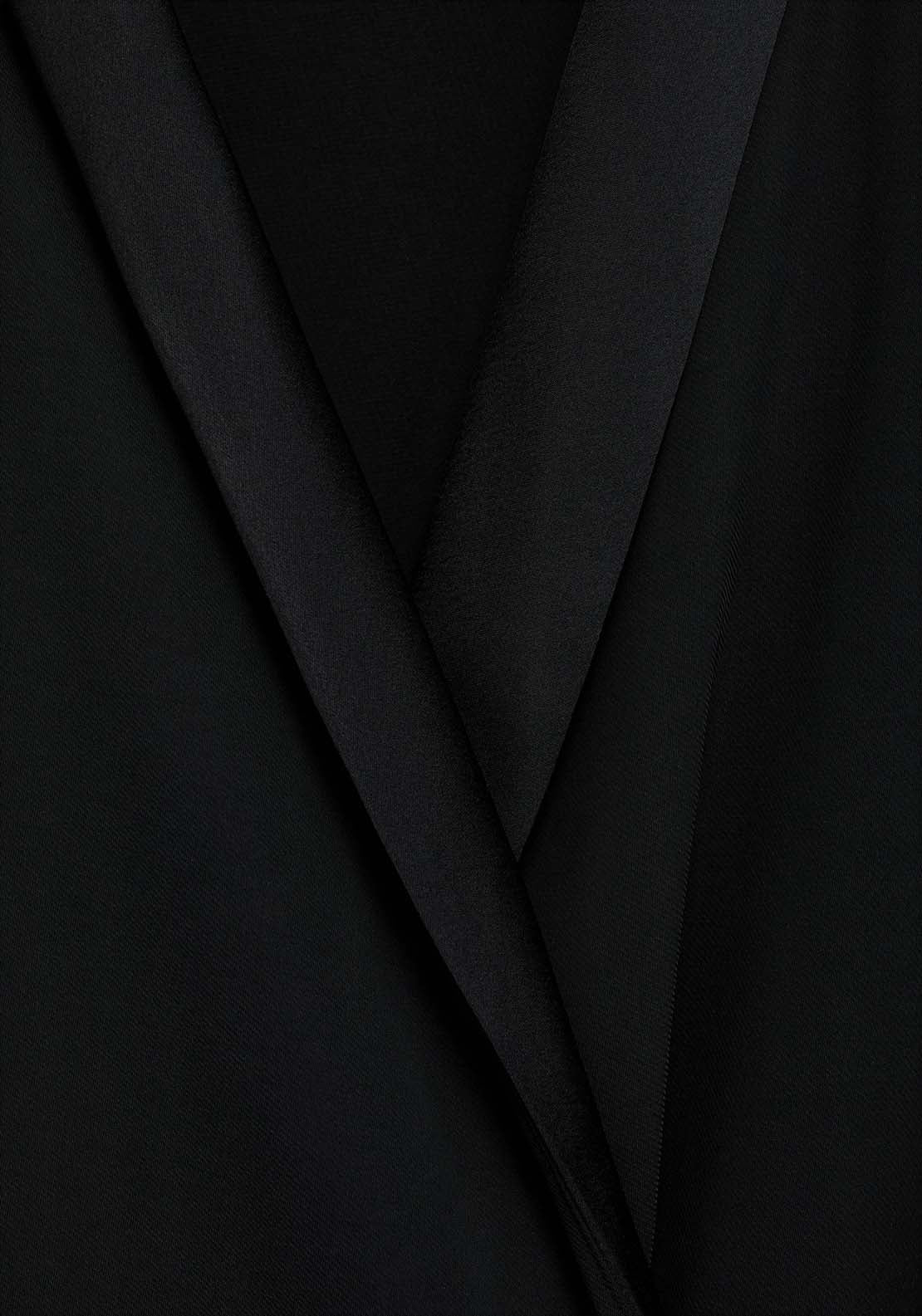 Mango Bow wrap dress - Black 11 Shaws Department Stores