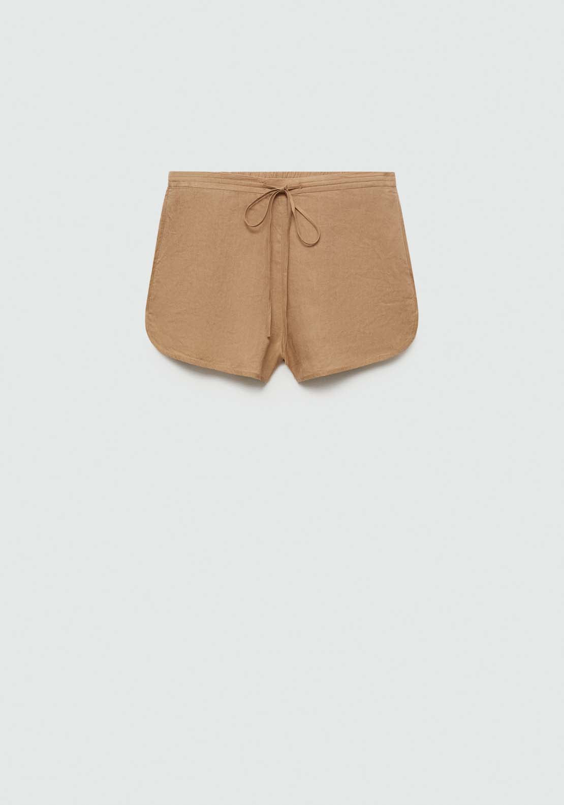 Mango 100% linen straight shorts 7 Shaws Department Stores