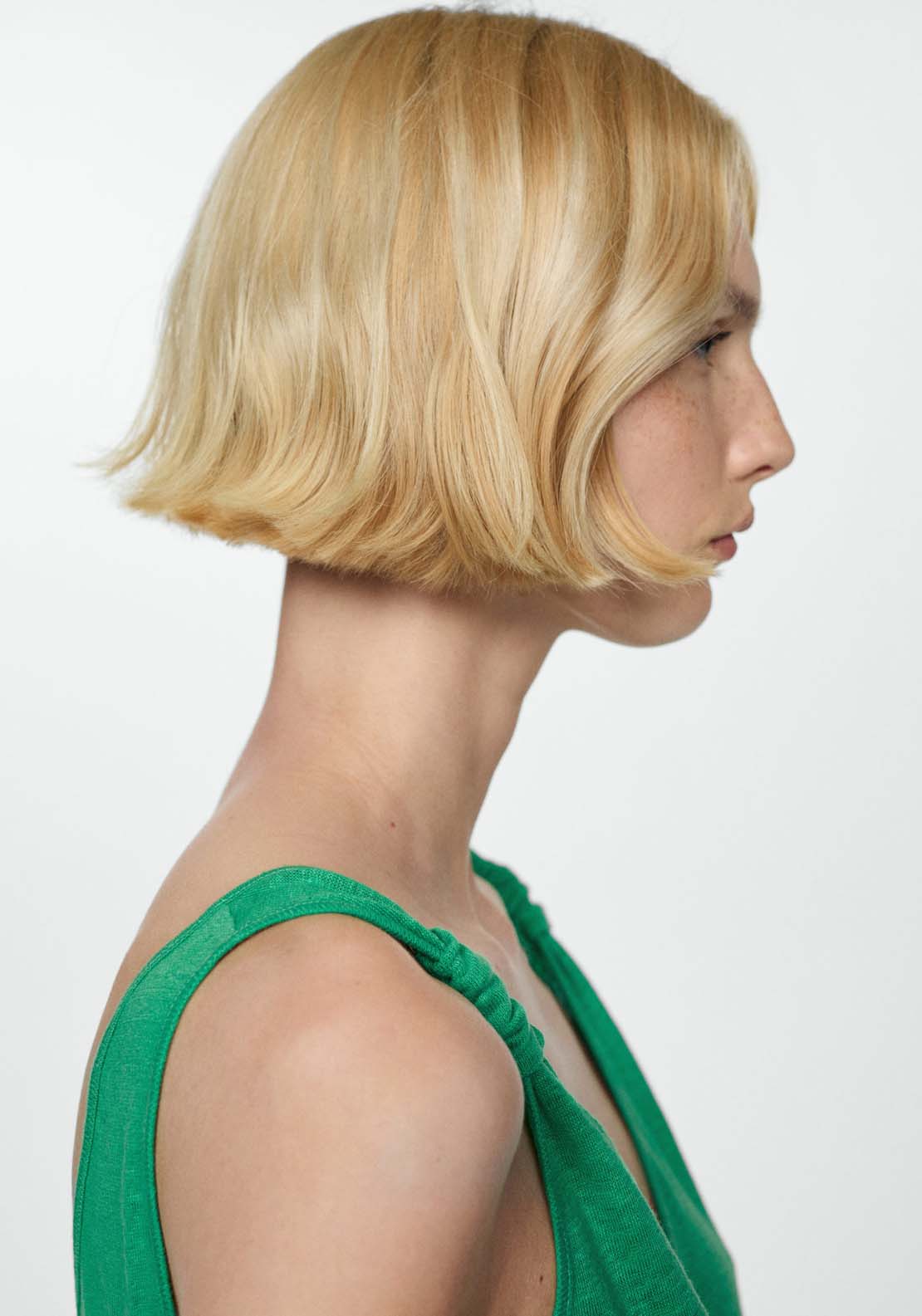 Mango Linen top with knotted straps 4 Shaws Department Stores