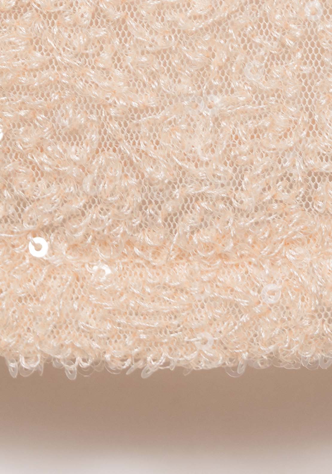 Mango Sequin top with spaghetti strap - Light/pastel Pink 6 Shaws Department Stores