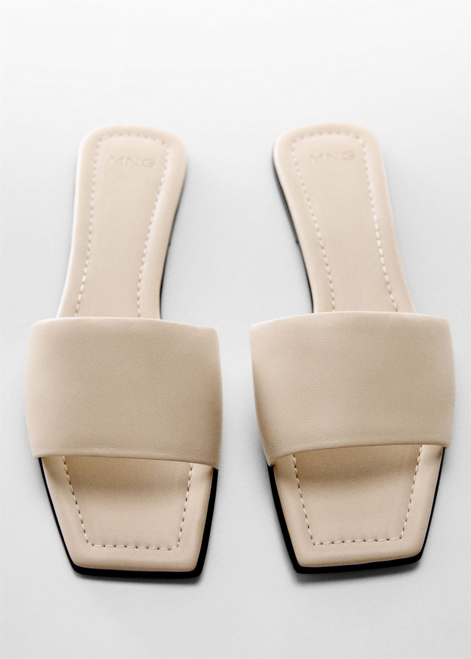Mango 100% Leather sandals 1 Shaws Department Stores
