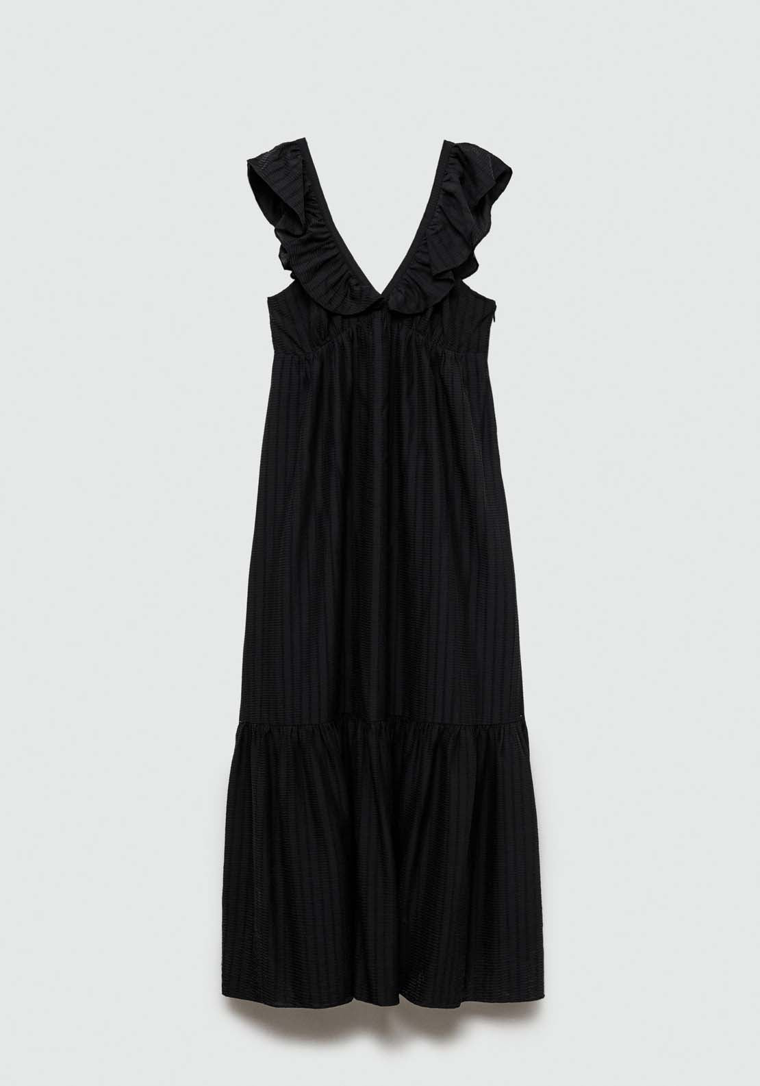Mango Ruffled printed dress 7 Shaws Department Stores