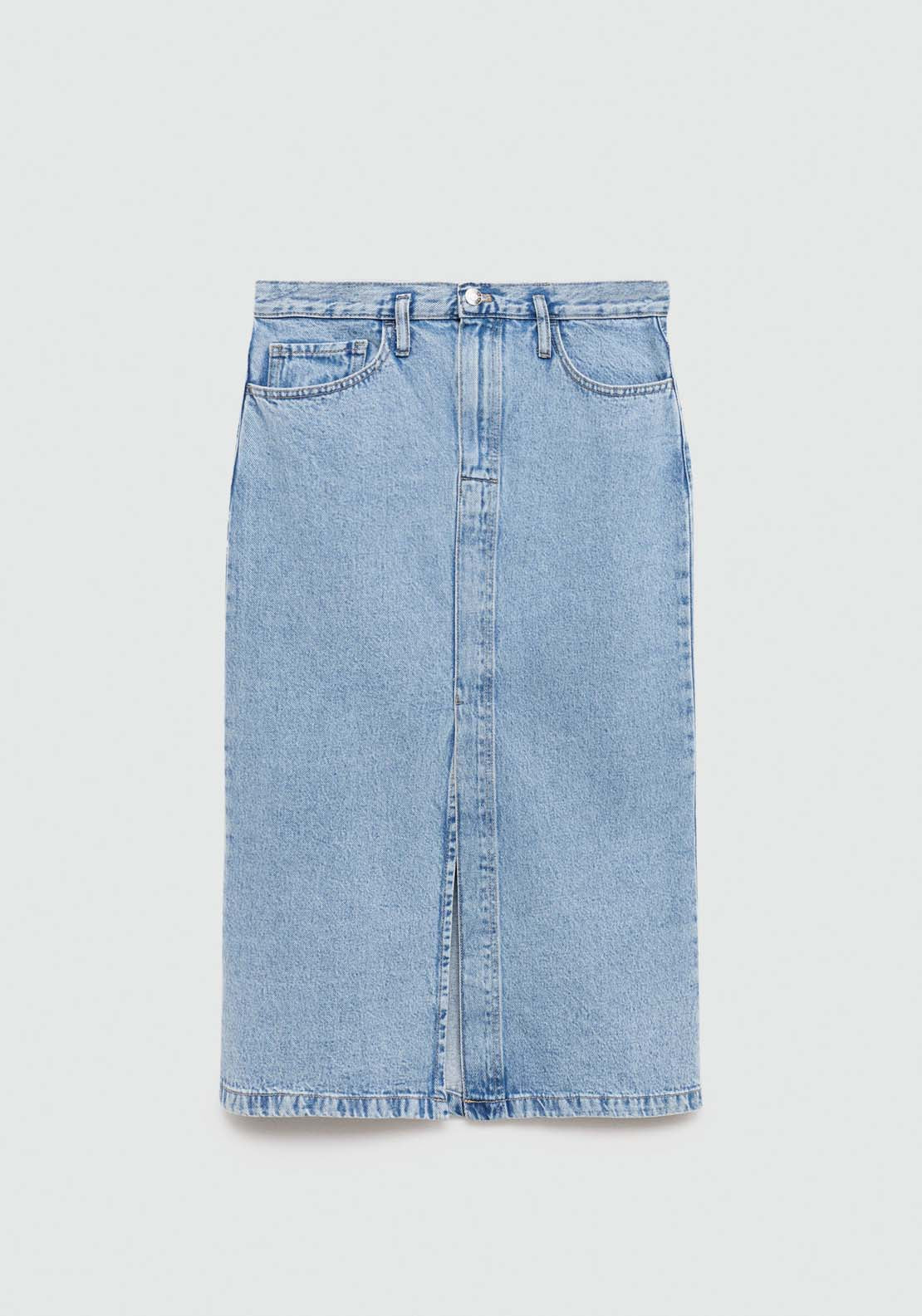 Mango Slit denim skirt 9 Shaws Department Stores