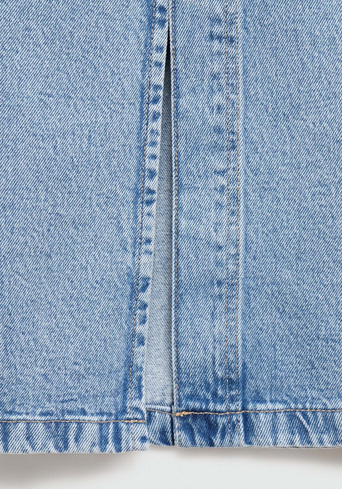 Mango Slit denim skirt 8 Shaws Department Stores
