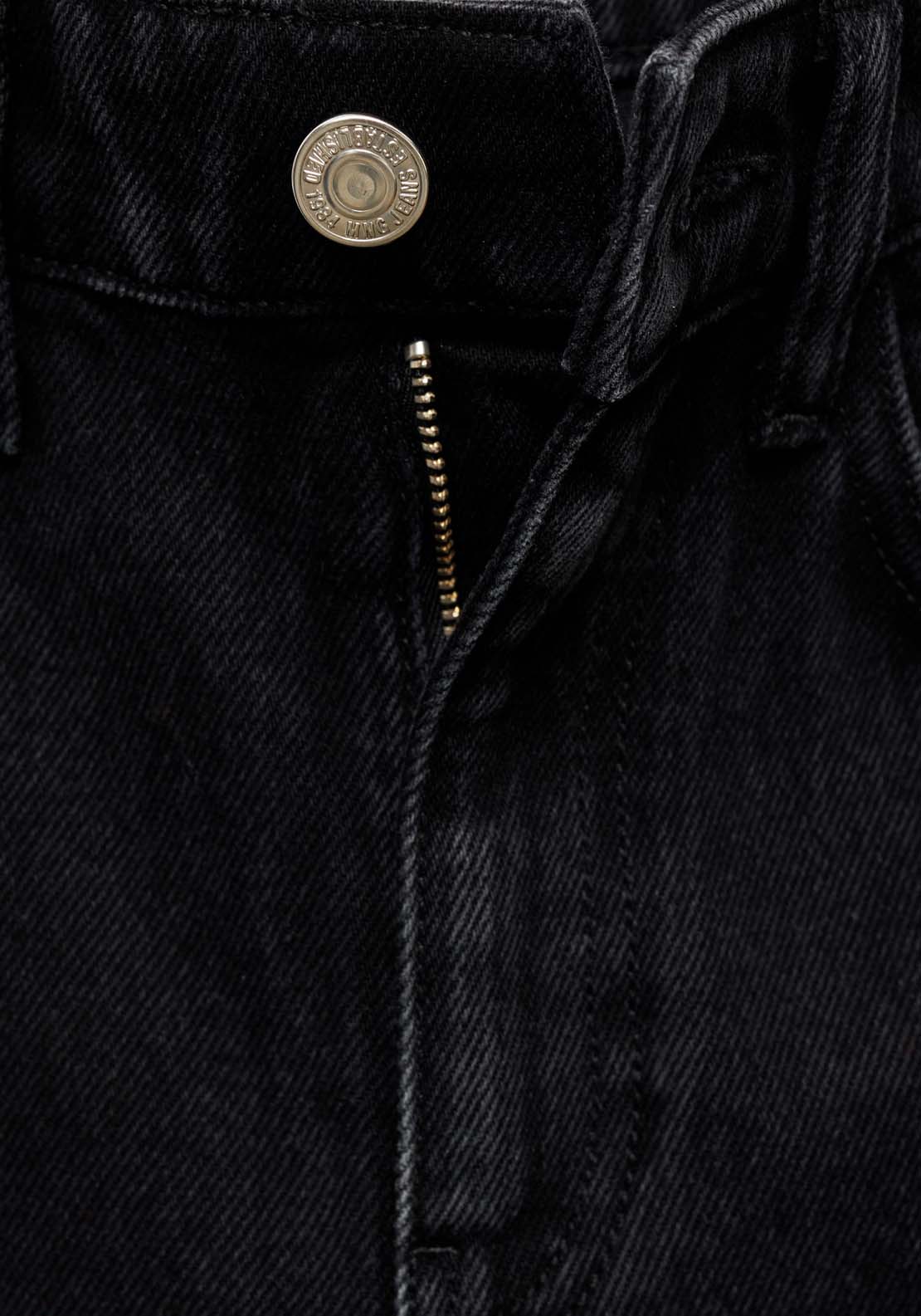 Mango Mid-rise straight jeans - Open Gray 6 Shaws Department Stores