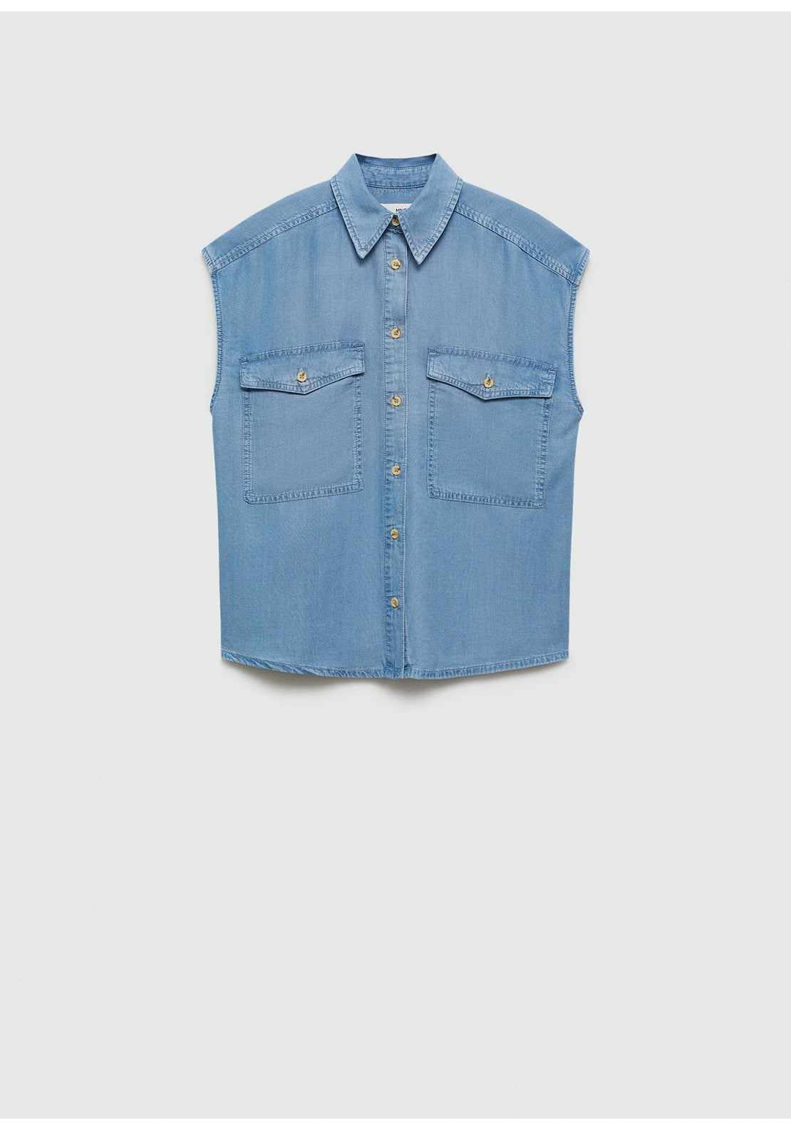 Mango Lyocell sleeveless shirt 5 Shaws Department Stores