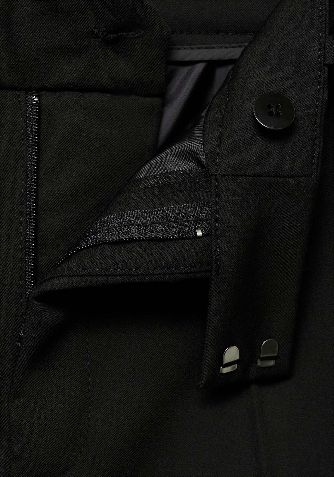 Mango Straight suit trousers - Black 2 Shaws Department Stores