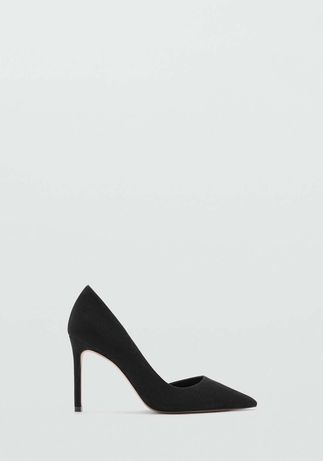 Mango Asymmetrical heeled shoes - Black 5 Shaws Department Stores