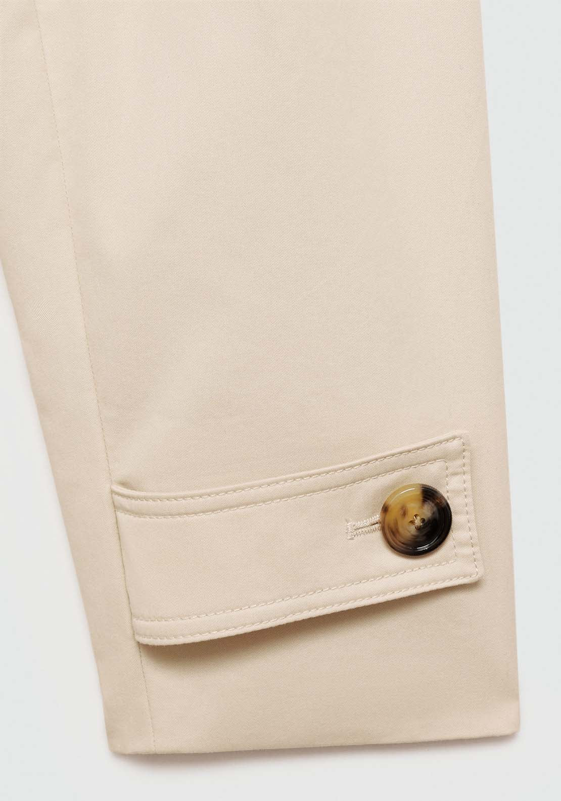 Mango Double-button trench coat - Light Beige 9 Shaws Department Stores