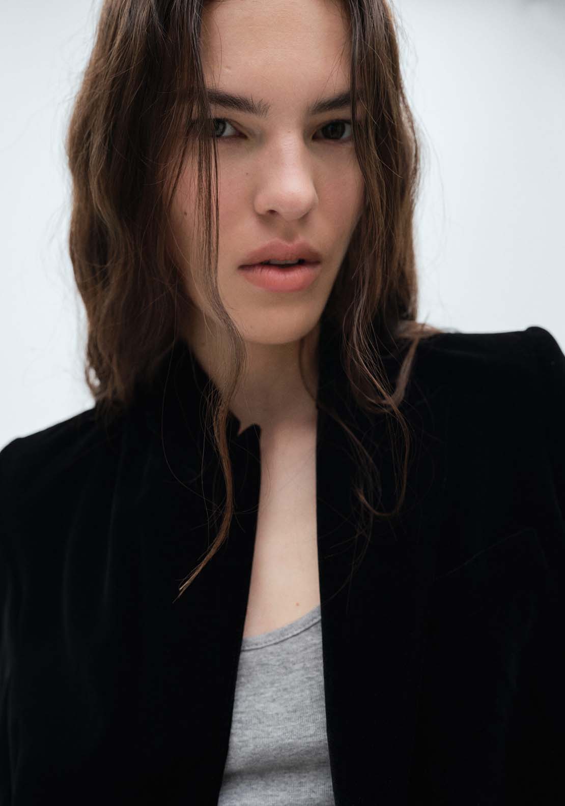 Mango Velvet blazer - Black 4 Shaws Department Stores