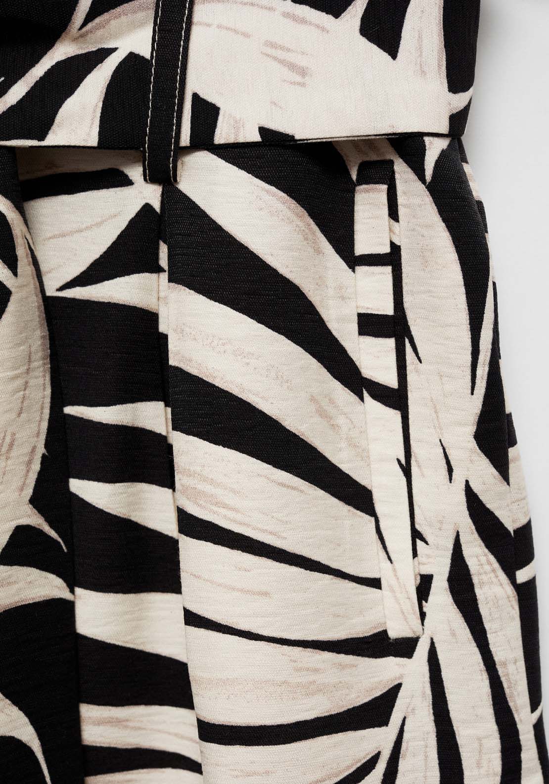 Mango Bow printed trouser 5 Shaws Department Stores