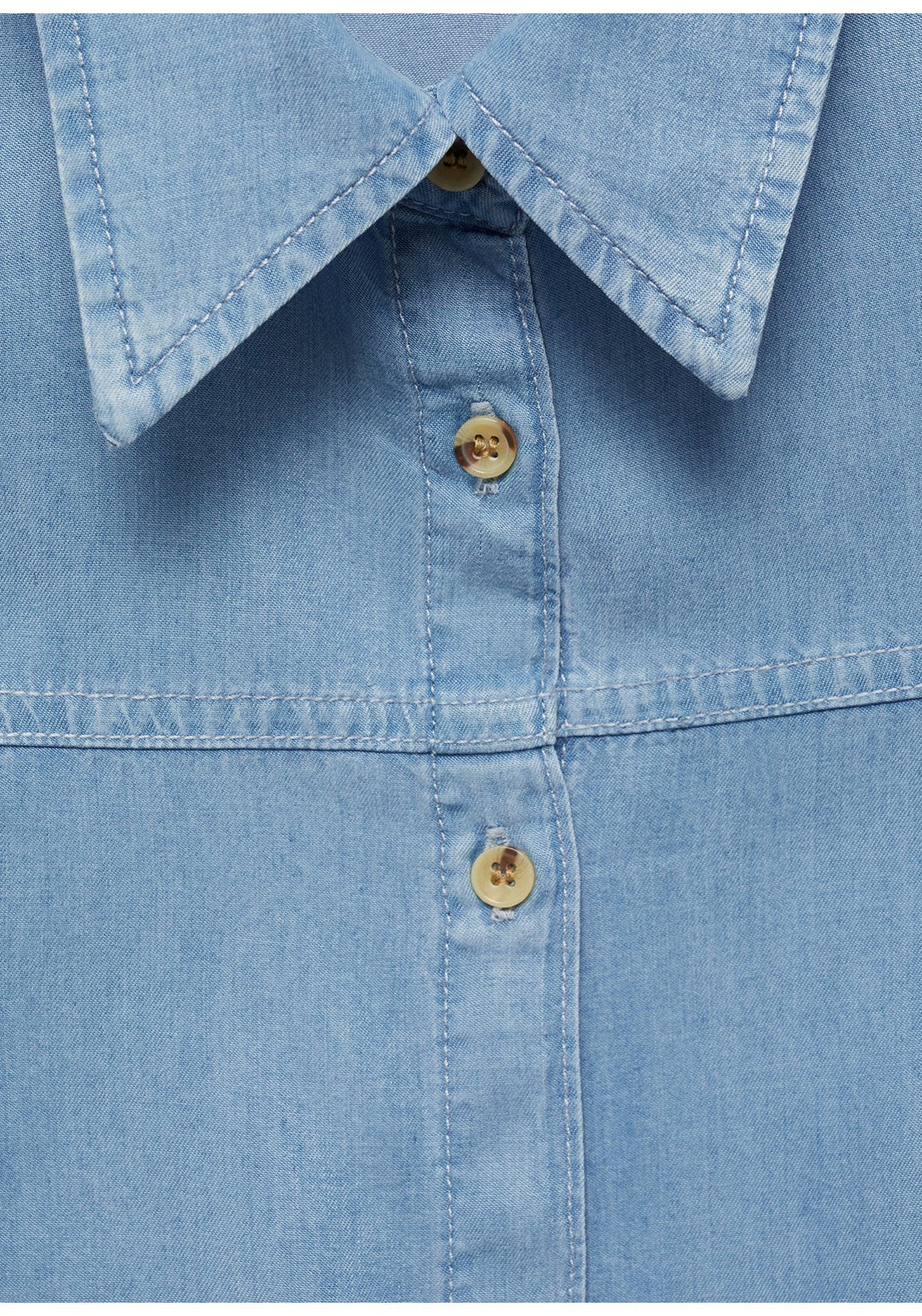 Mango Lyocell shirt dress with bow 5 Shaws Department Stores