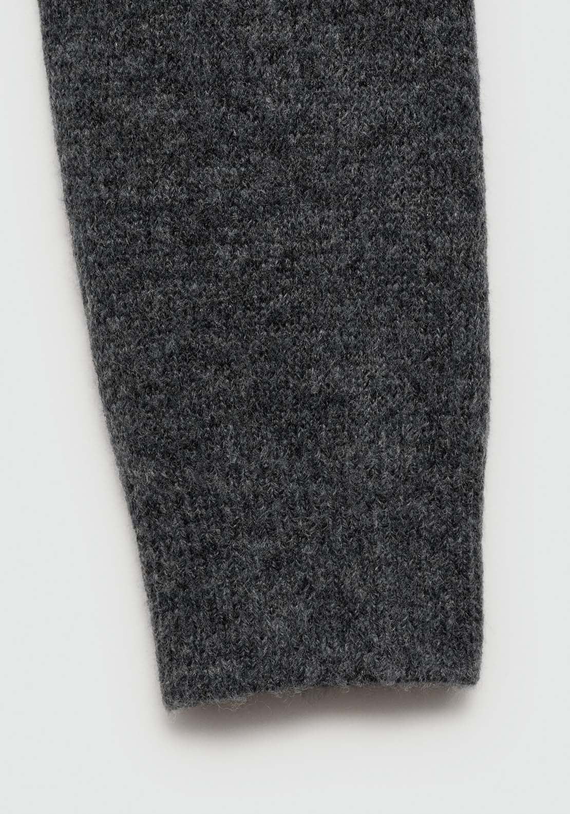 Mango Knitted cardigan with jewel button - Gray 5 Shaws Department Stores