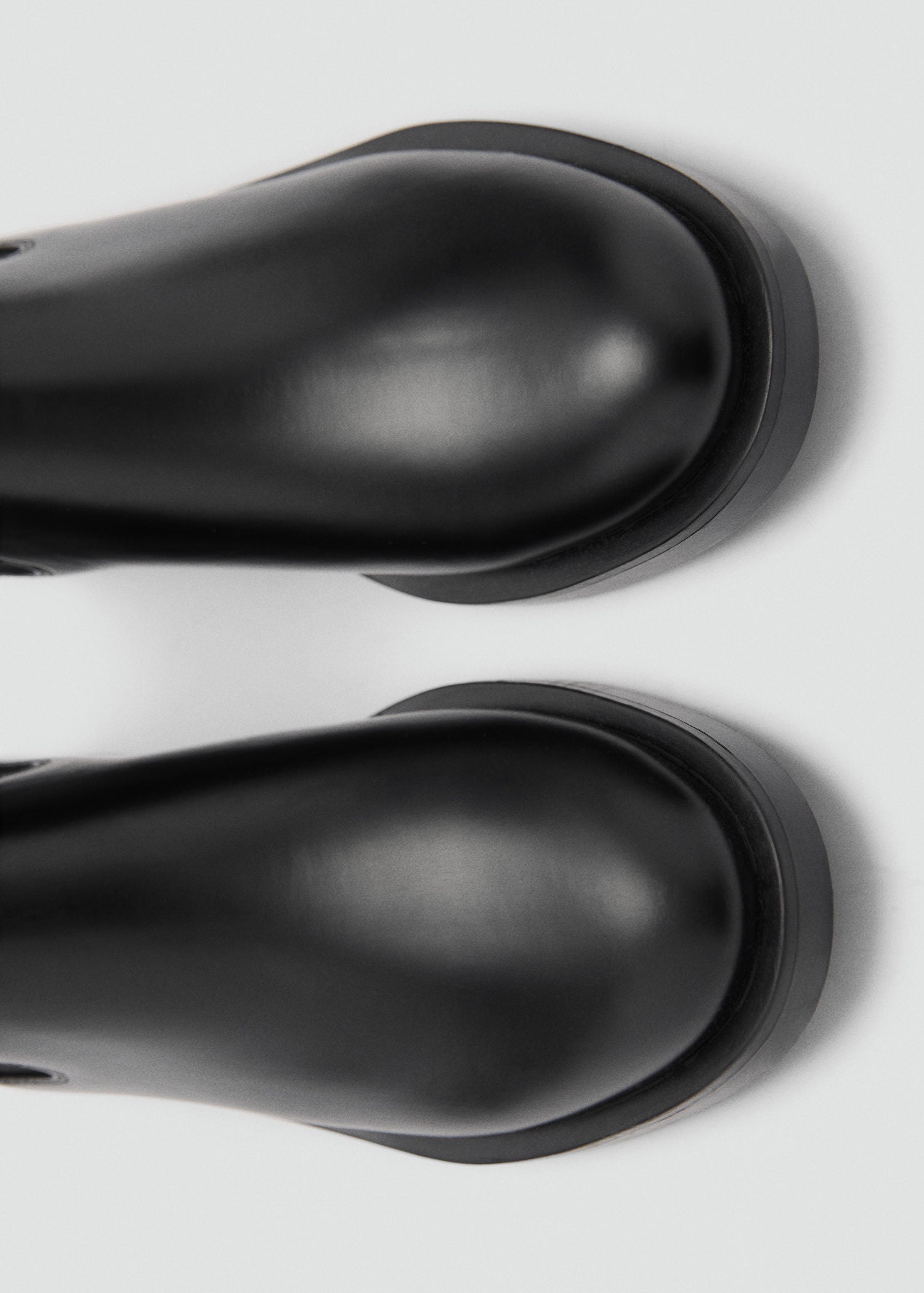Mango Ankle boots with elastic panel and buckle - Black 4 Shaws Department Stores