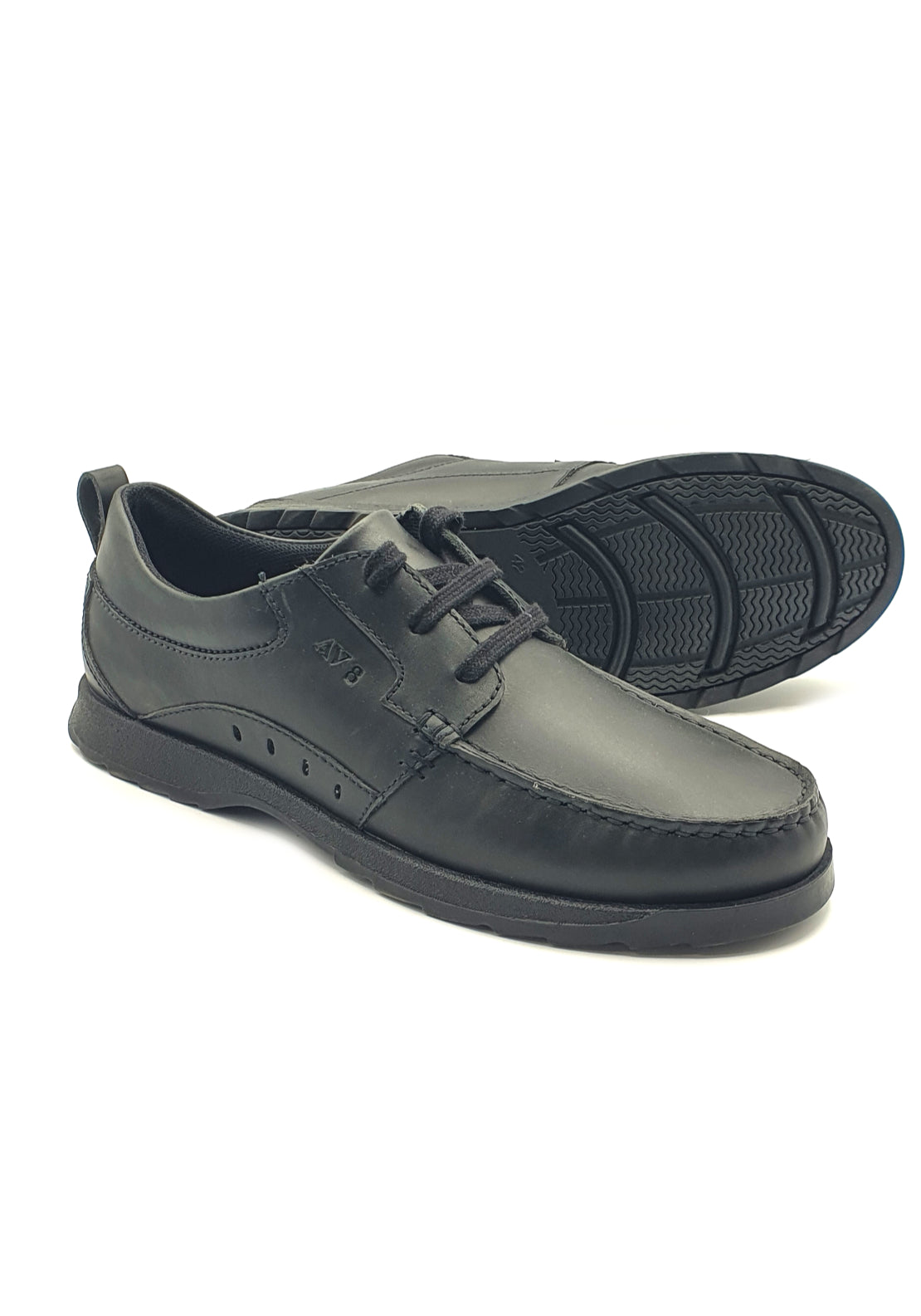 Dubarry Killian Laced Bts Av8 Shoe - Black 3 Shaws Department Stores