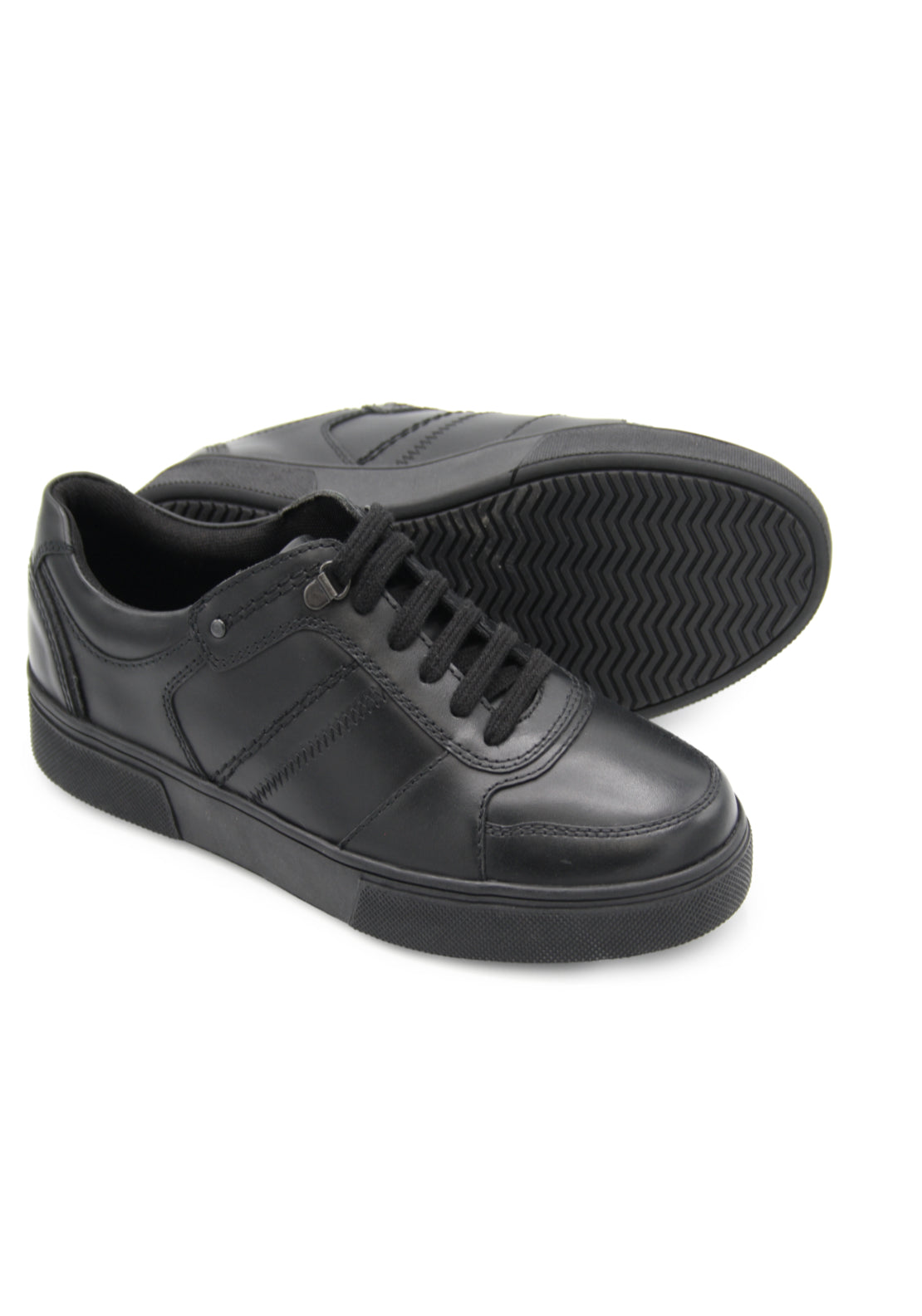 Dubarry Koote Lace Up School Trainer - Black 4 Shaws Department Stores