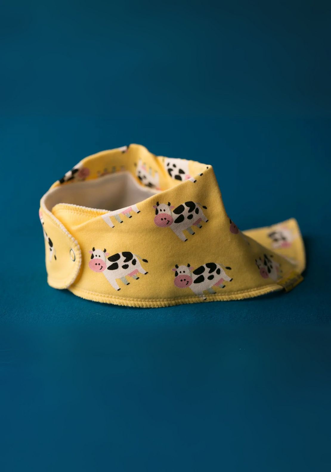 Lemon Cow Organic Cotton DribbleBoo Bandana Bib - Yellow