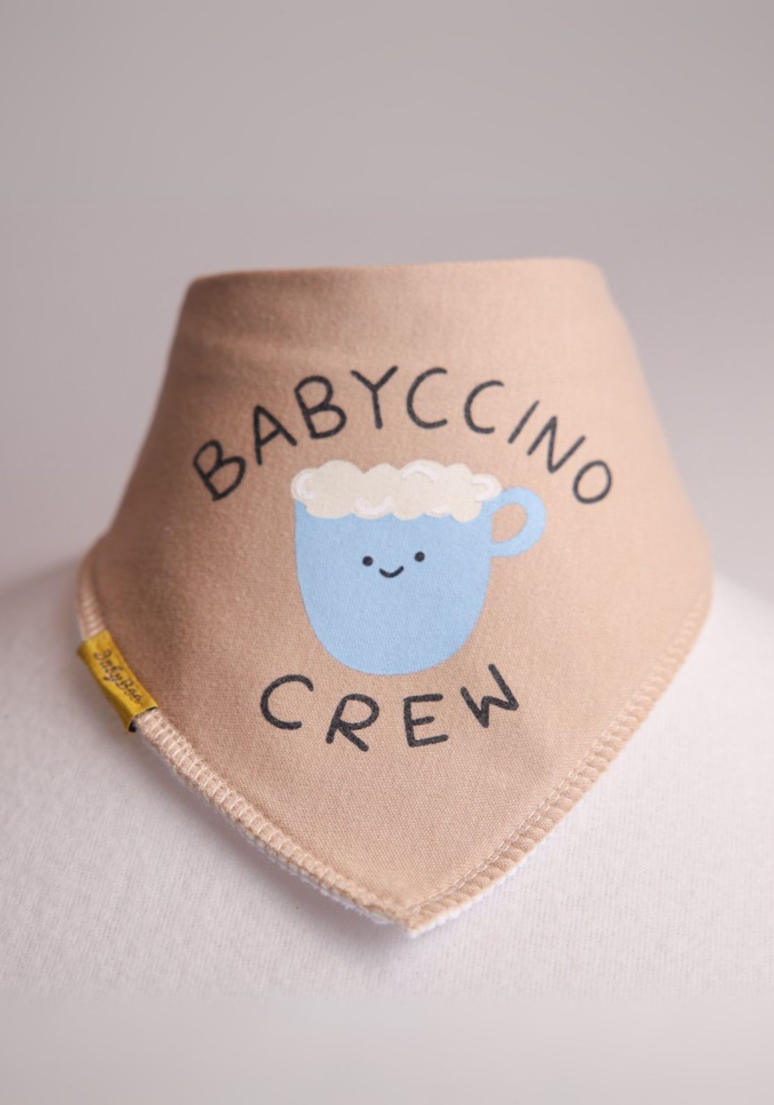 Babyccino Organic Cotton DribbleBoo Bandana Bib
