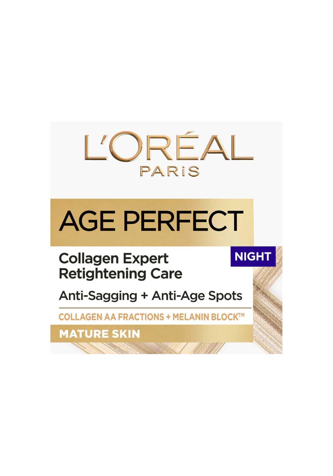 L’ Oréal Age Perfect Rehydrating Anti-Sagging Night Cream - 50ml 1 Shaws Department Stores