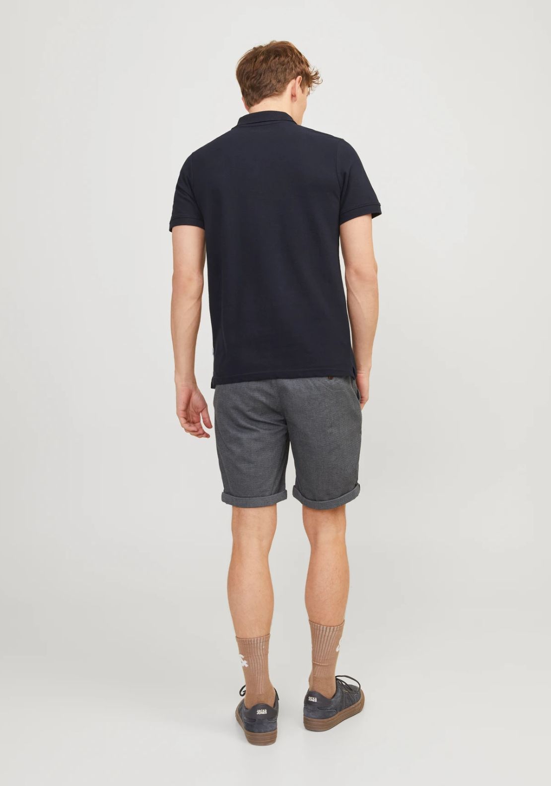 Jack & Jones Regular Fit Chino Shorts - Faded Denim 2 Shaws Department Stores