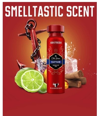 Old Spice Captain Deodorant Body Spray 150 ml 2 Shaws Department Stores