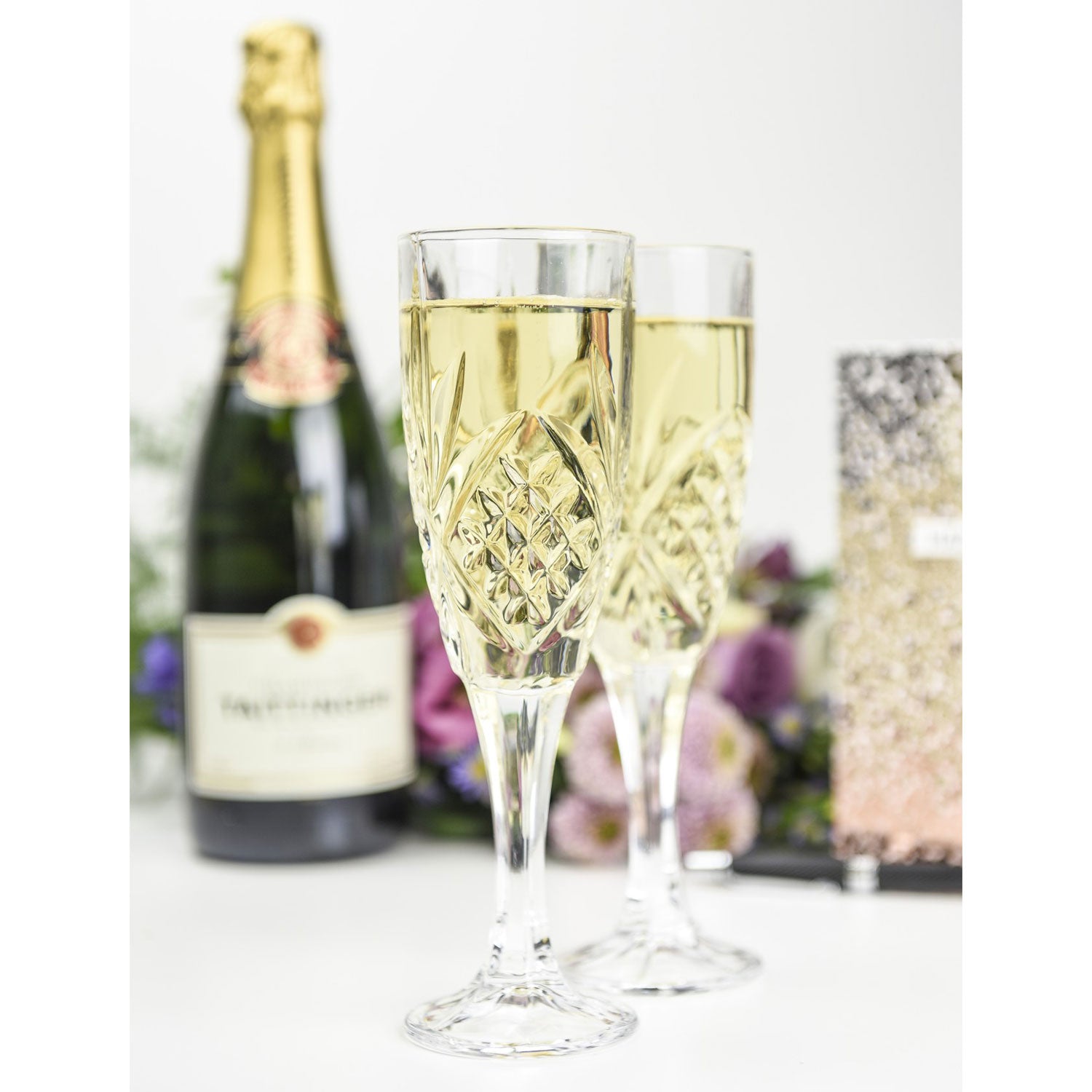 Killarney Crystal Trinity Champagne Glass Set of 2 4 Shaws Department Stores