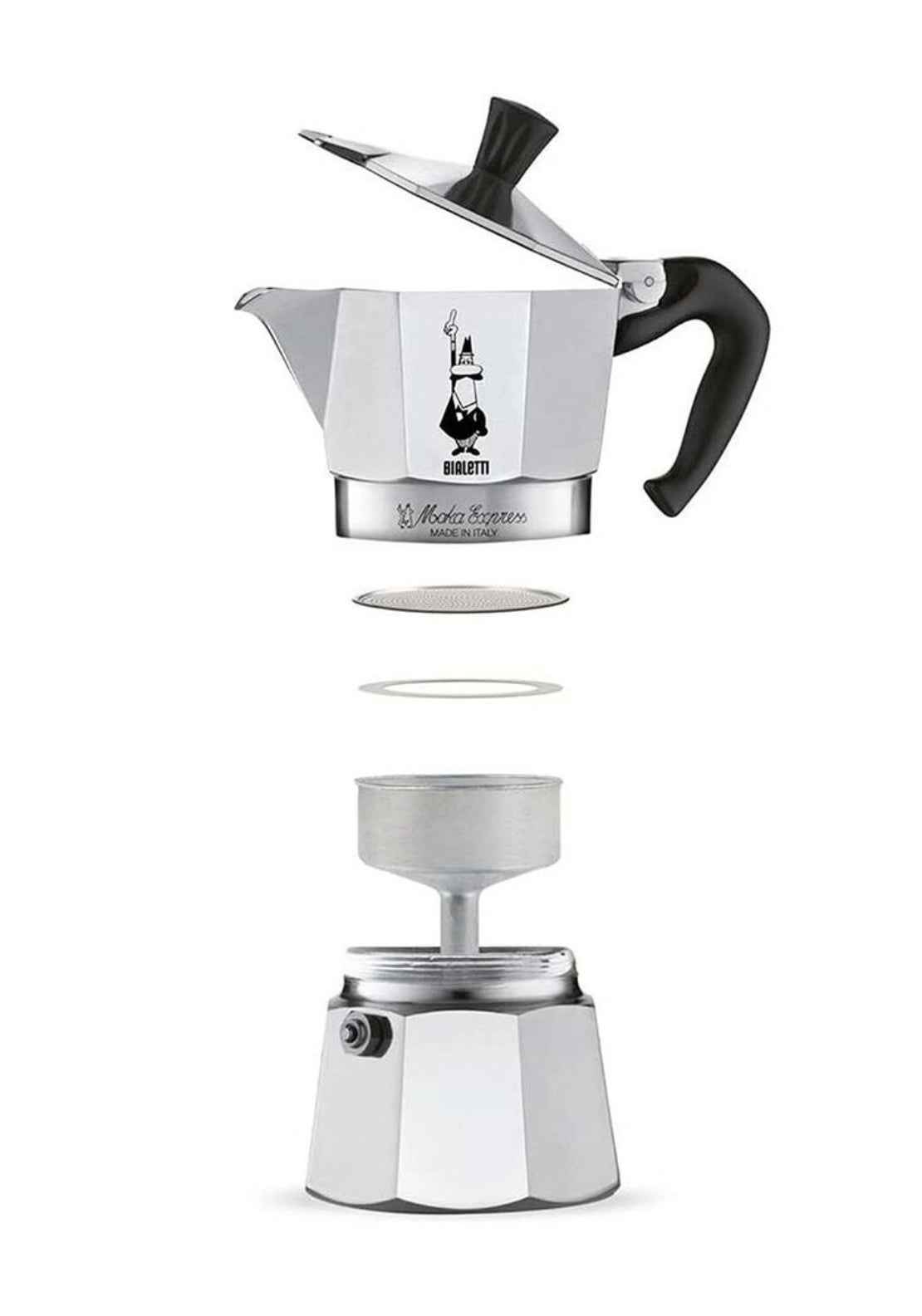 Bialetti Moka Express Coffee Maker Induction 6 Cups 4 Shaws Department Stores